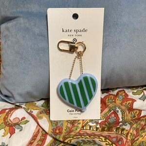 Kate Spade x Target Coin Purse - NWT Green and Blue Heart